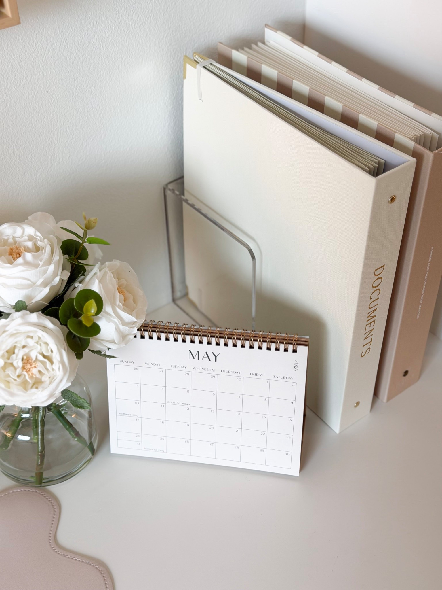 New aesthetic finds for my office!

Home, home finds, home accents, home office, desk, work from home, documents organizer, faux florals, desk calendar, modern home, neutral home, organic home 

#LTKHome #LTKSeasonal #LTKMothersDay