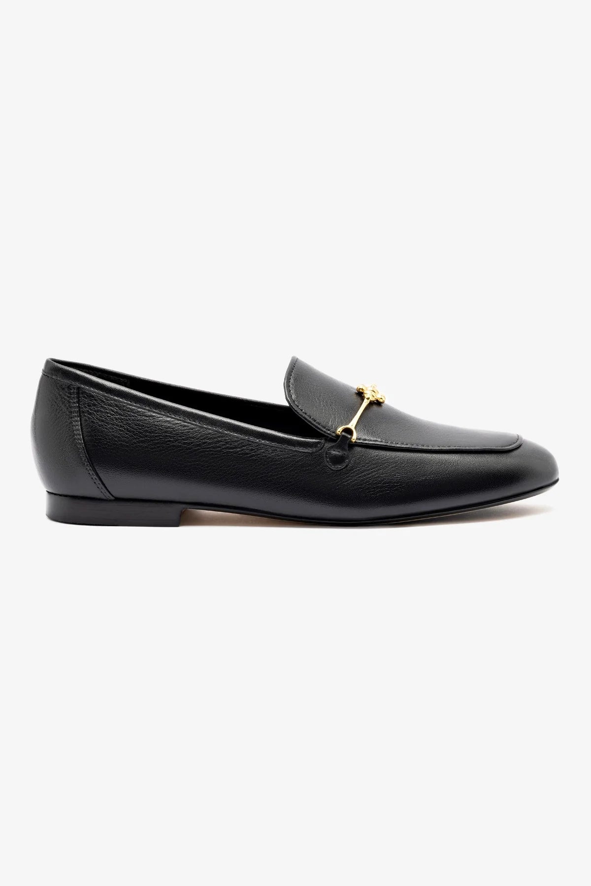 Katherine Loafer In Black Leather | Larroude