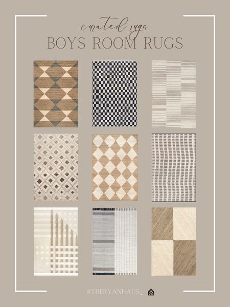Curated area rugs for boys bedrooms! These all have fun texture and patterns while remaining a neutral base for any boys bedroom! 

Boys bedroom, area rug, rugs, rugs USA, boys, bedroom, neutral rugs, home decor 

#LTKkids #LTKstyletip #LTKhome