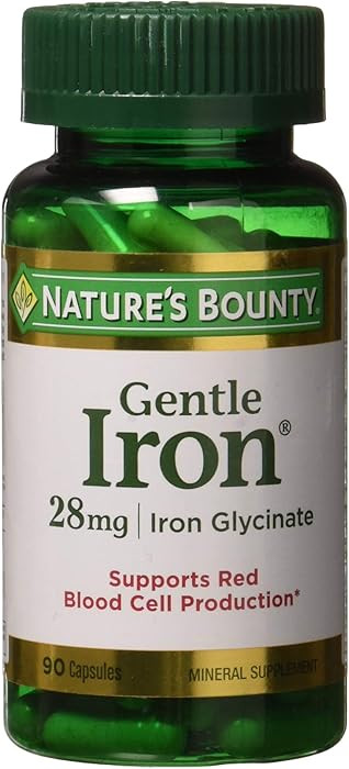 Nature's Bounty Gentle Iron 28 mg 90 Capsules | Amazon (US)