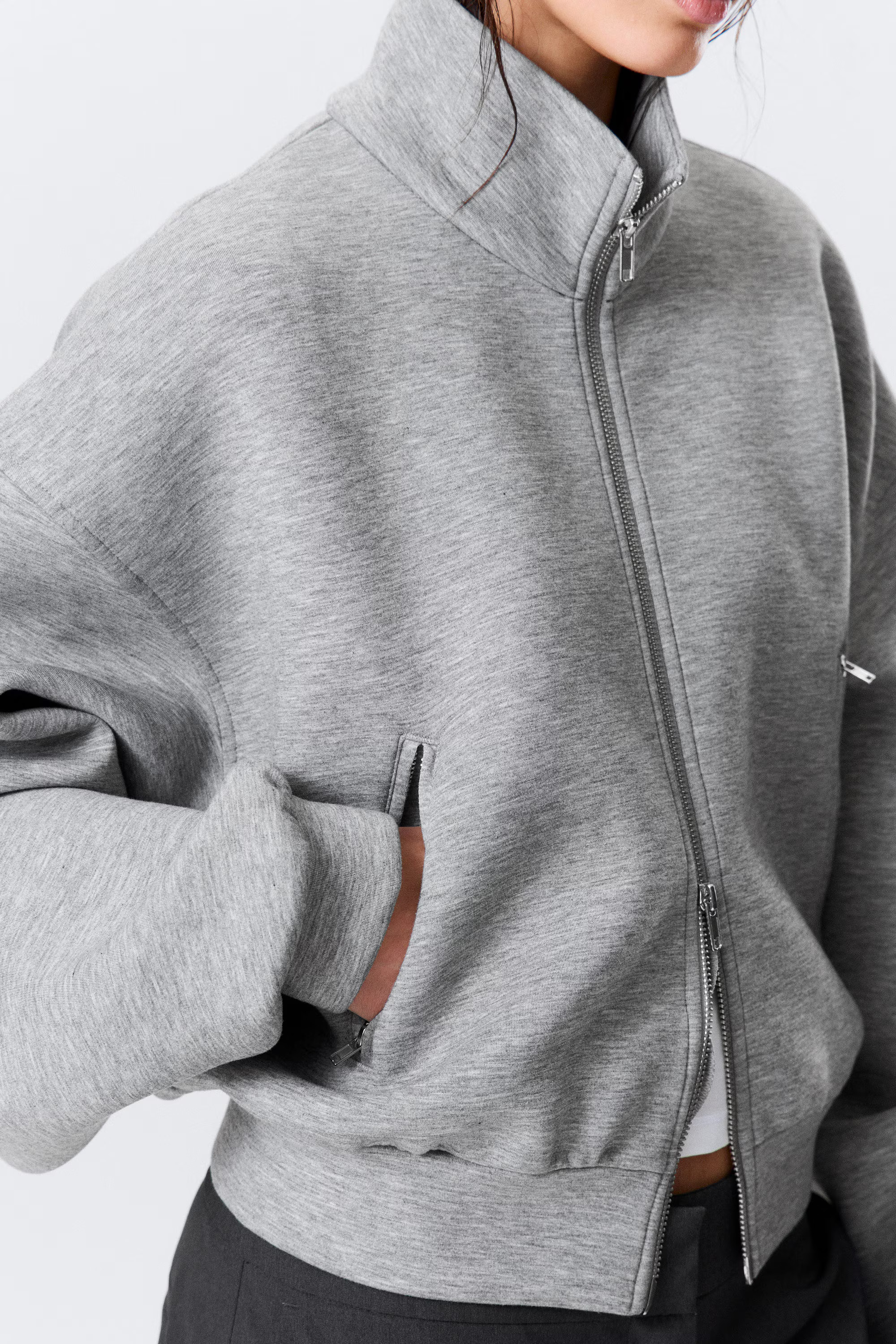 OVERSIZED SCUBA ZIP JACKET | Weekday