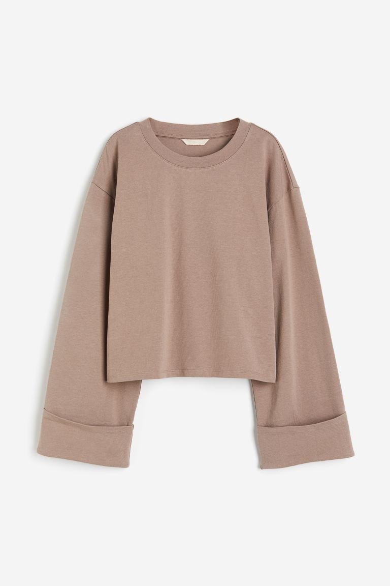 Cotton top - Mole - Ladies | H&M GB | H&M (UK, MY, IN, SG, PH, TW, HK)