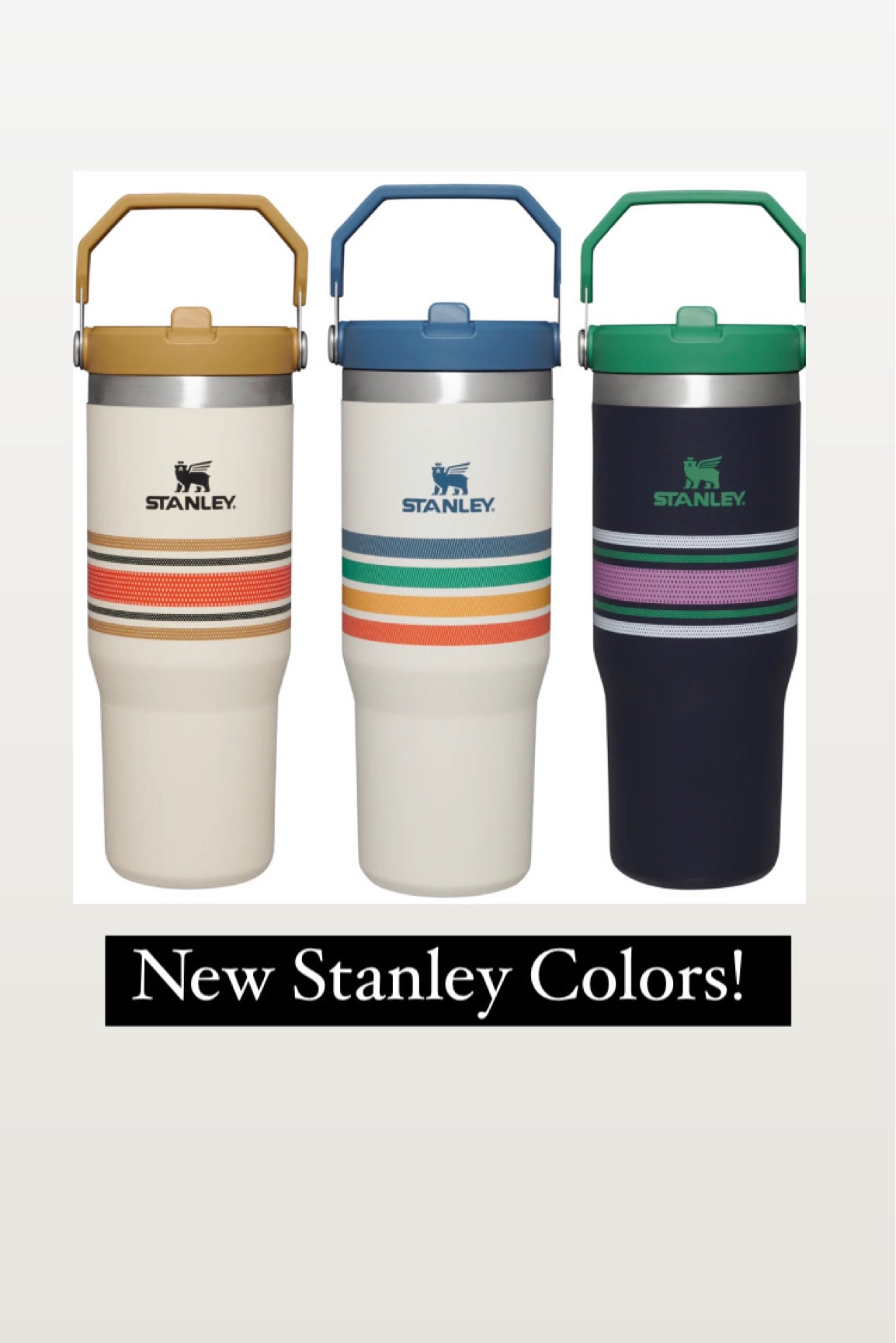 New stanley colors! 
Stanley 
Stanley ice flow
Tumbler 

#LTKstyletip #LTKkids #LTKunder50