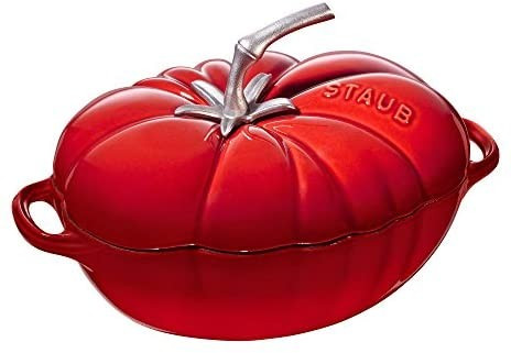 Staub Cast Iron 3-qt Tomato Cocotte - Cherry, Made in France | Amazon (US)