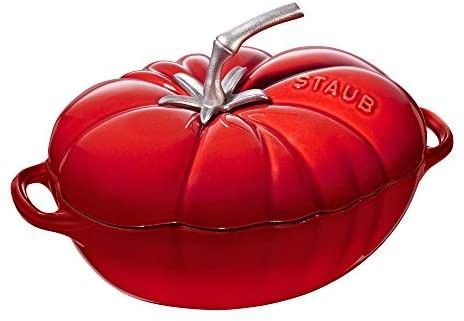 Staub Cast Iron 3-qt Tomato Cocotte - Cherry, Made in France | Amazon (US)