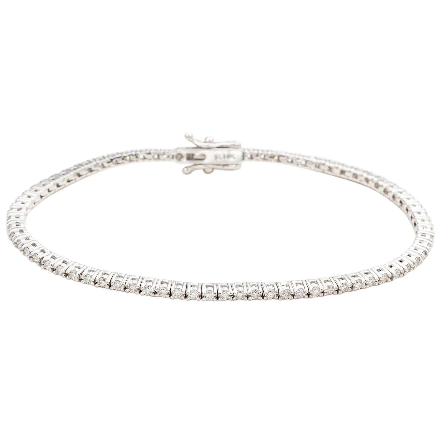 Suzy Levian 2cttw 14K White Gold Diamond Tennis Bracelet | SUZY LEVIAN