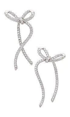 SHASHI Caroline Earrings in Silver from Revolve.com | Revolve Clothing (Global)