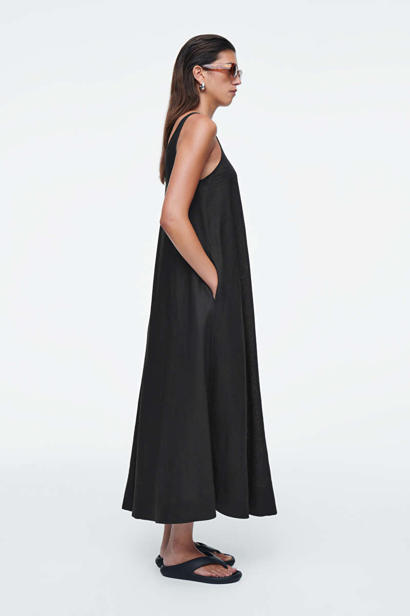 A-LINE LINEN MAXI DRESS | COS (EU)