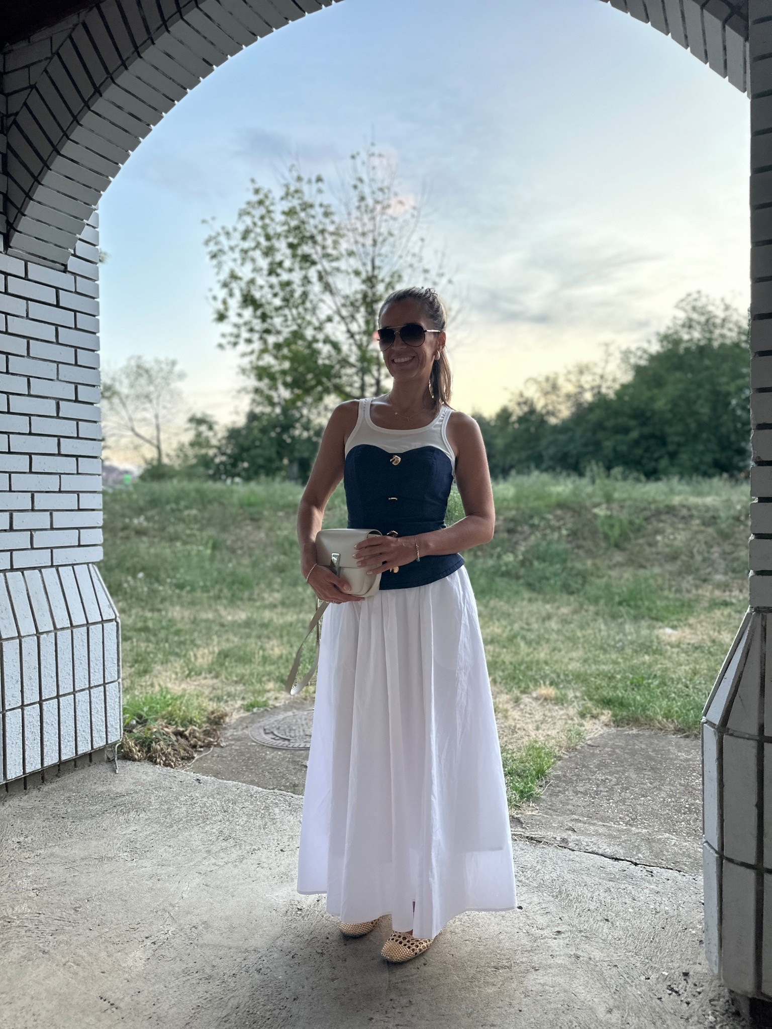 White full skirt sz S
Faux corset top sz S
I’m 5’5” 122 lbs 
All true to size 

Gold mary janes true to size  and comfy!



#LTKOver40 #LTKFindsUnder50 #LTKParties