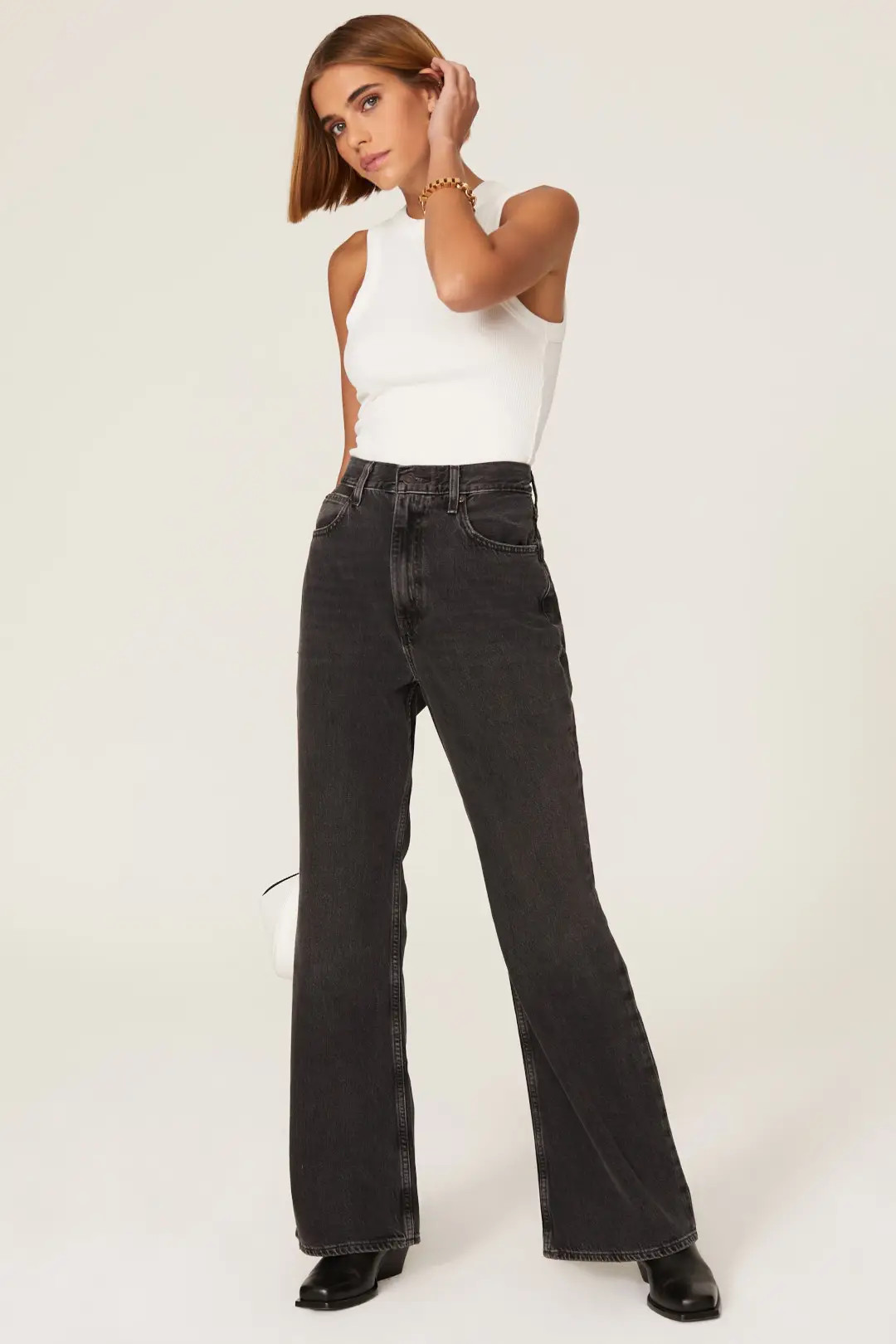 70s High Flare Jean | Rent the Runway