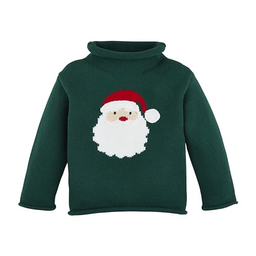 Mud Pie Kids Children Rollneck Santa Sweater | Amazon (US)