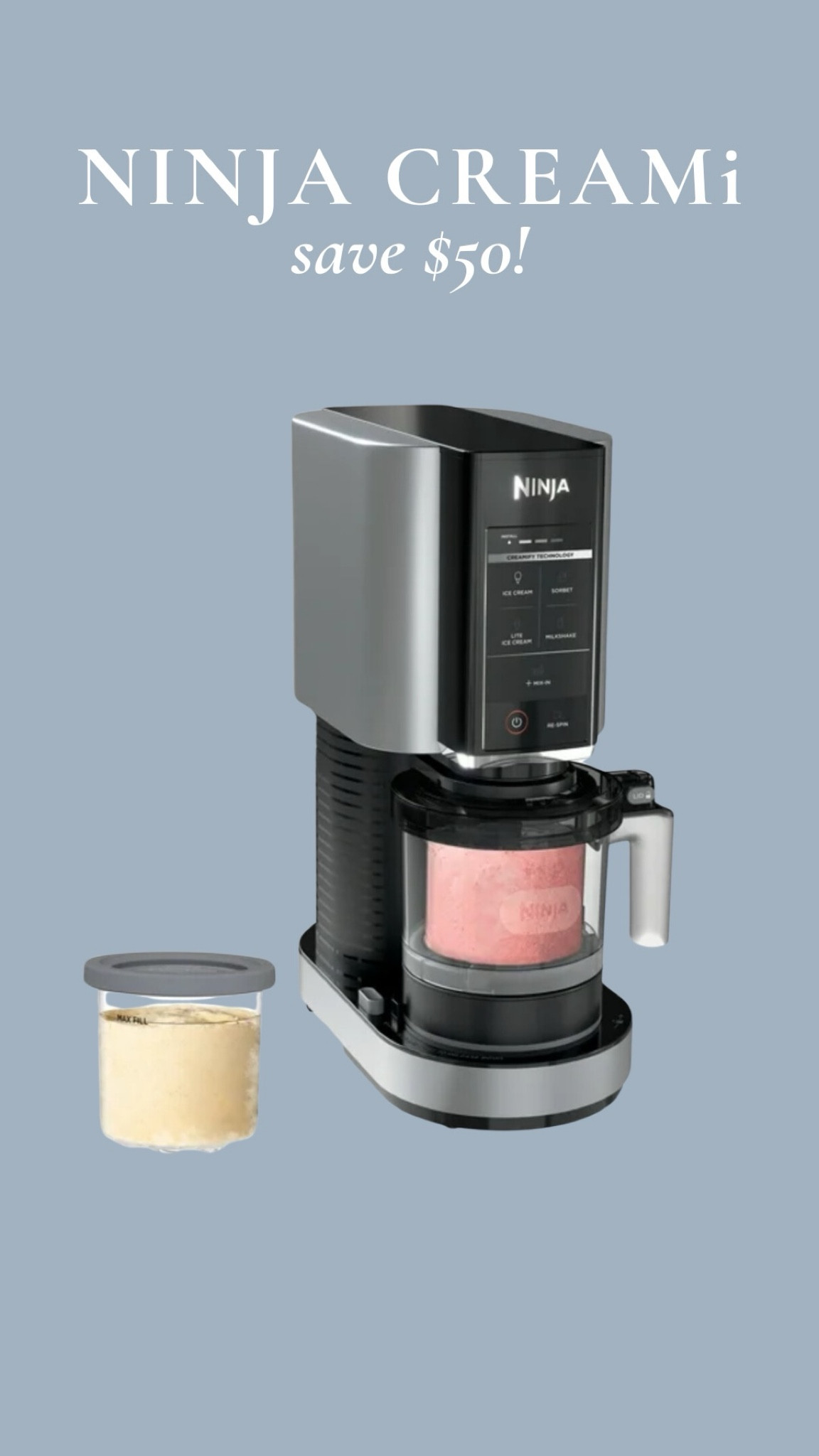 If you’ve  been eyeing the Ninja CREAMi for yourself or someone else,  get it today for $50 off and free shipping!

#LTKFamily #LTKHome #LTKSaleAlert