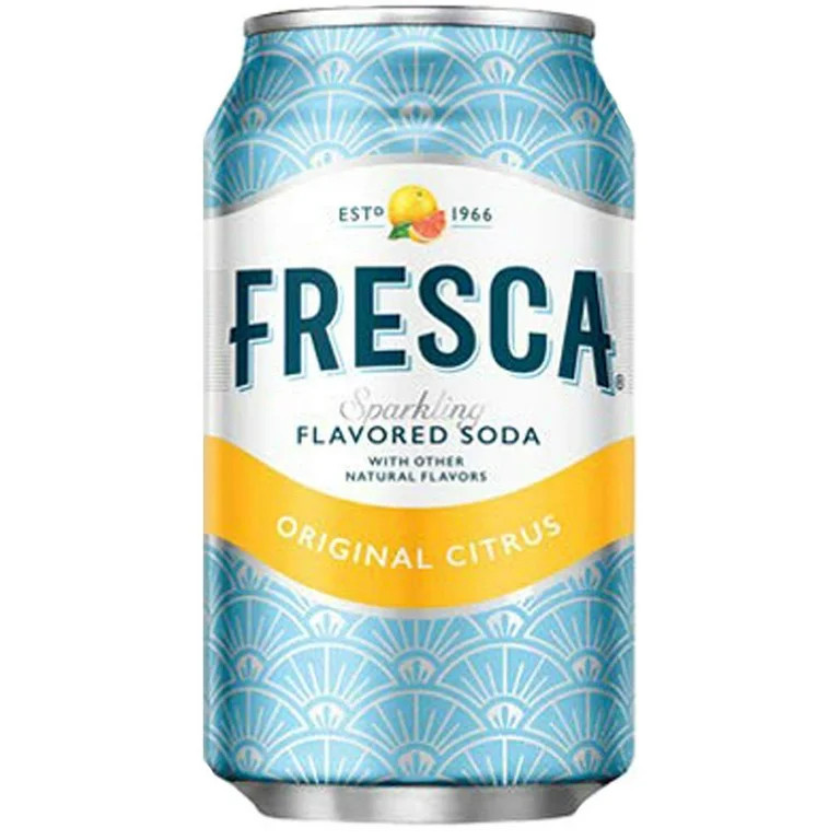 Fresca Soda, Sparkling Flavored, Original Citrus, Fridge Pack, 144 Fl. Oz. With Other Natural Fla... | Walmart (US)