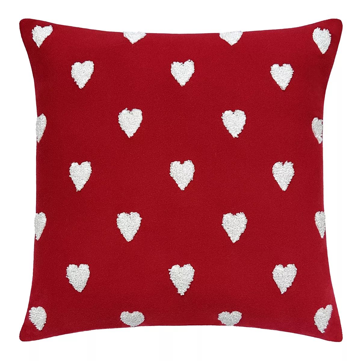 Celebrate Together Valentine's Day Red And White Hearts Pillow | Kohl's