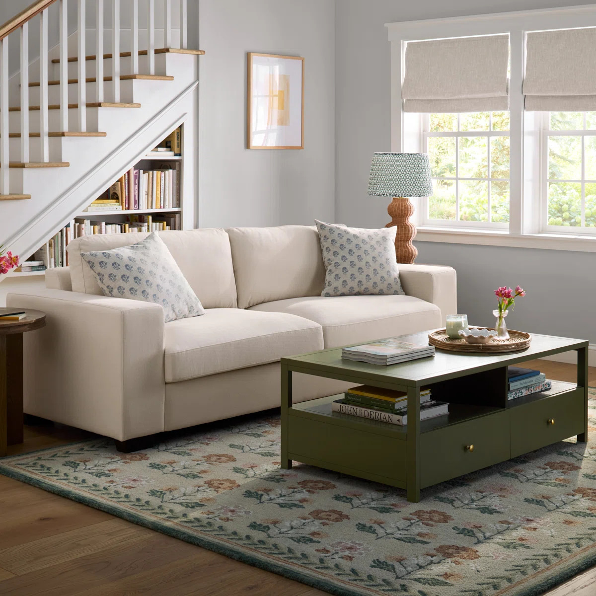 Alden 92'' Upholstered Sleeper Sofa | Wayfair North America