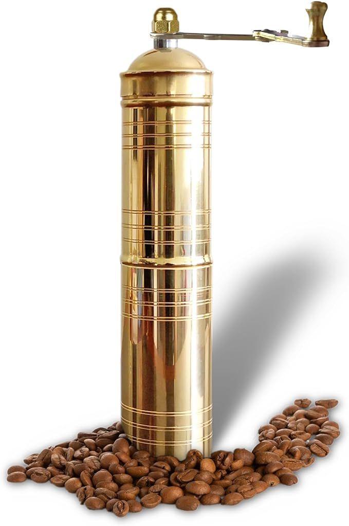 Traditional Turkish Manual Coffee Grinder, Brass Coffee Grinder, Kitchen Decor, Qualification Adj... | Amazon (US)