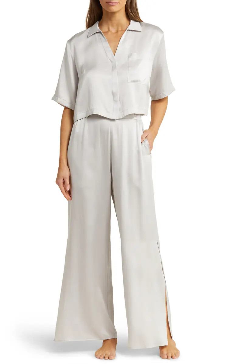 High Waist Washable Silk Pajamas | Nordstrom