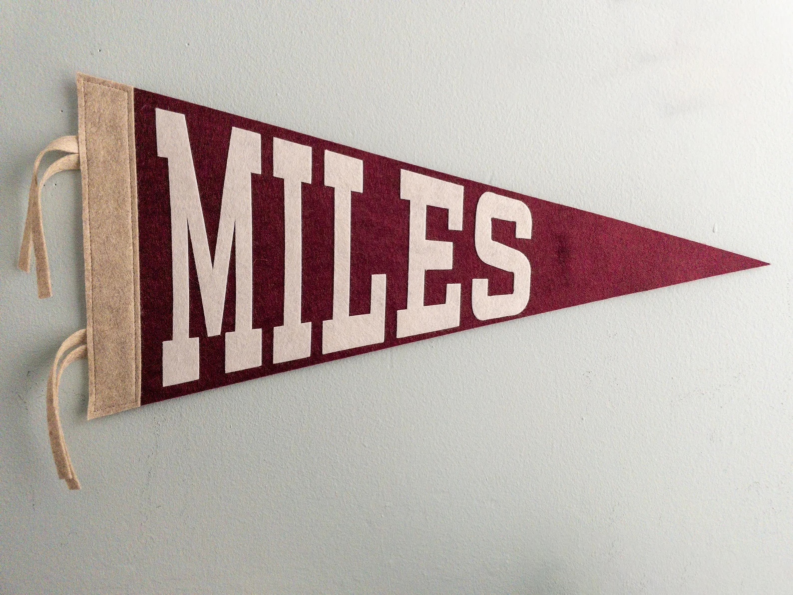 Custom Pennant Flag Large Nursery Name Sign Personalized Baby Shower Gift Wedding Sign Graduation... | Etsy (US)
