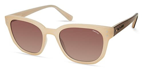 Kenneth Cole New York Women's Square Sunglasses, Shiny Beige/Gradient Brown, 52mm | Amazon (US)