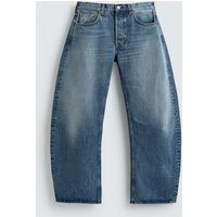 Zara - Barrel Fit Jeans - Light Blue - 29 - Man | Zara UK