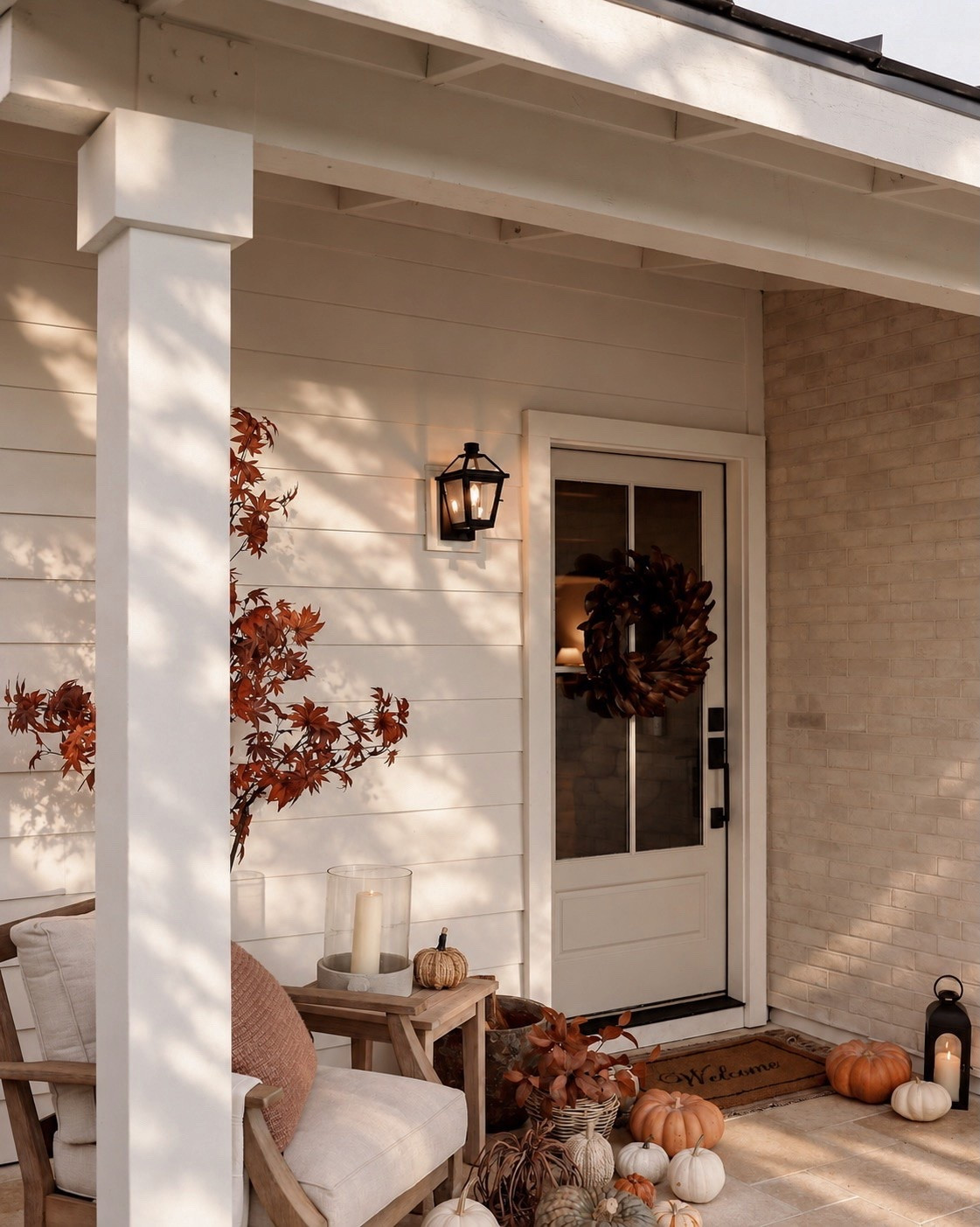 Fall porch styling 🍂 Layering pumpkins, warm fall stems, seasonal wreaths, and natural textures for a cozy, collected front porch. Linking my favorite fall porch decor and timeless outdoor finds to create a welcoming entry for autumn.

#FallPorch #FallPorchDecor #FallFrontPorch #FallOutdoorDecor #FallHomeDecor #FrontPorchDecor #AutumnDecor

#LTKSeasonal #LTKHome