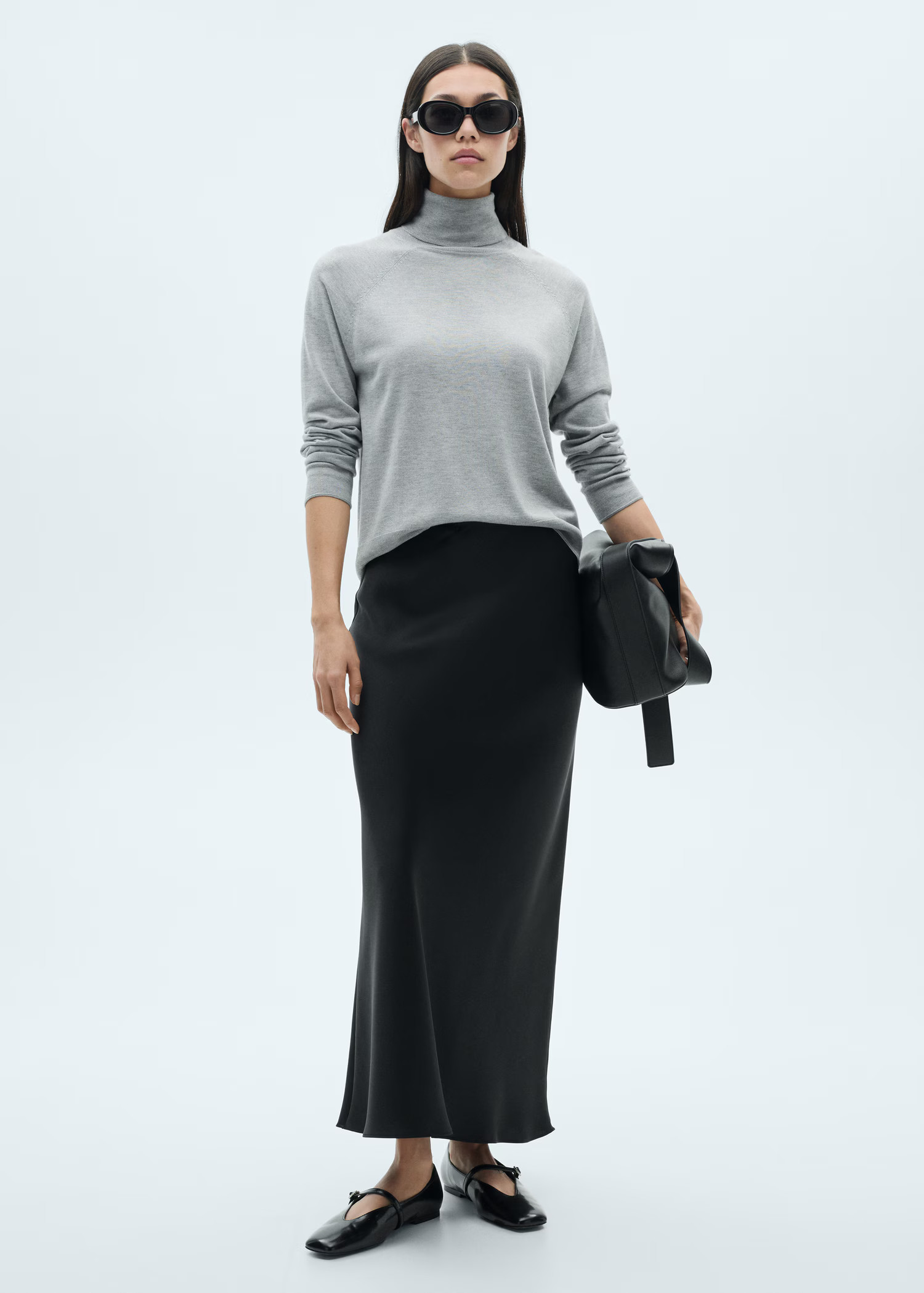 Satin long skirt | Mango (US/MX/AU)