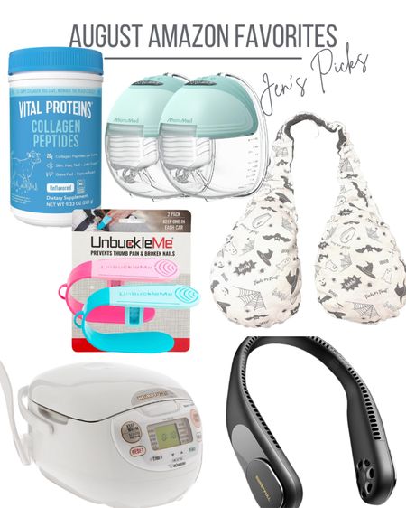 Jen’s Amazon favorites for August! 

A towel just for your boobs? What?! Once you give it a try, you’ll realize you’ve been missing out! 

#amazonfavorites #tatatowel #collagenpowder #unbuckleme #ricemaker #portablefan #breastpump #momstuff

#LTKFind #LTKunder100 #LTKunder50