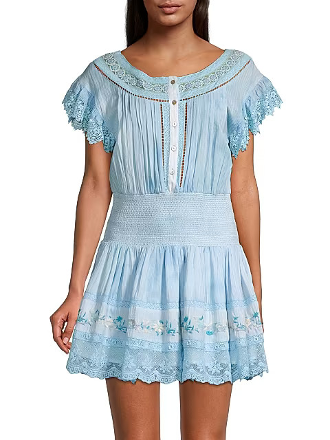 Fontana Embroidered Dress | Saks Fifth Avenue