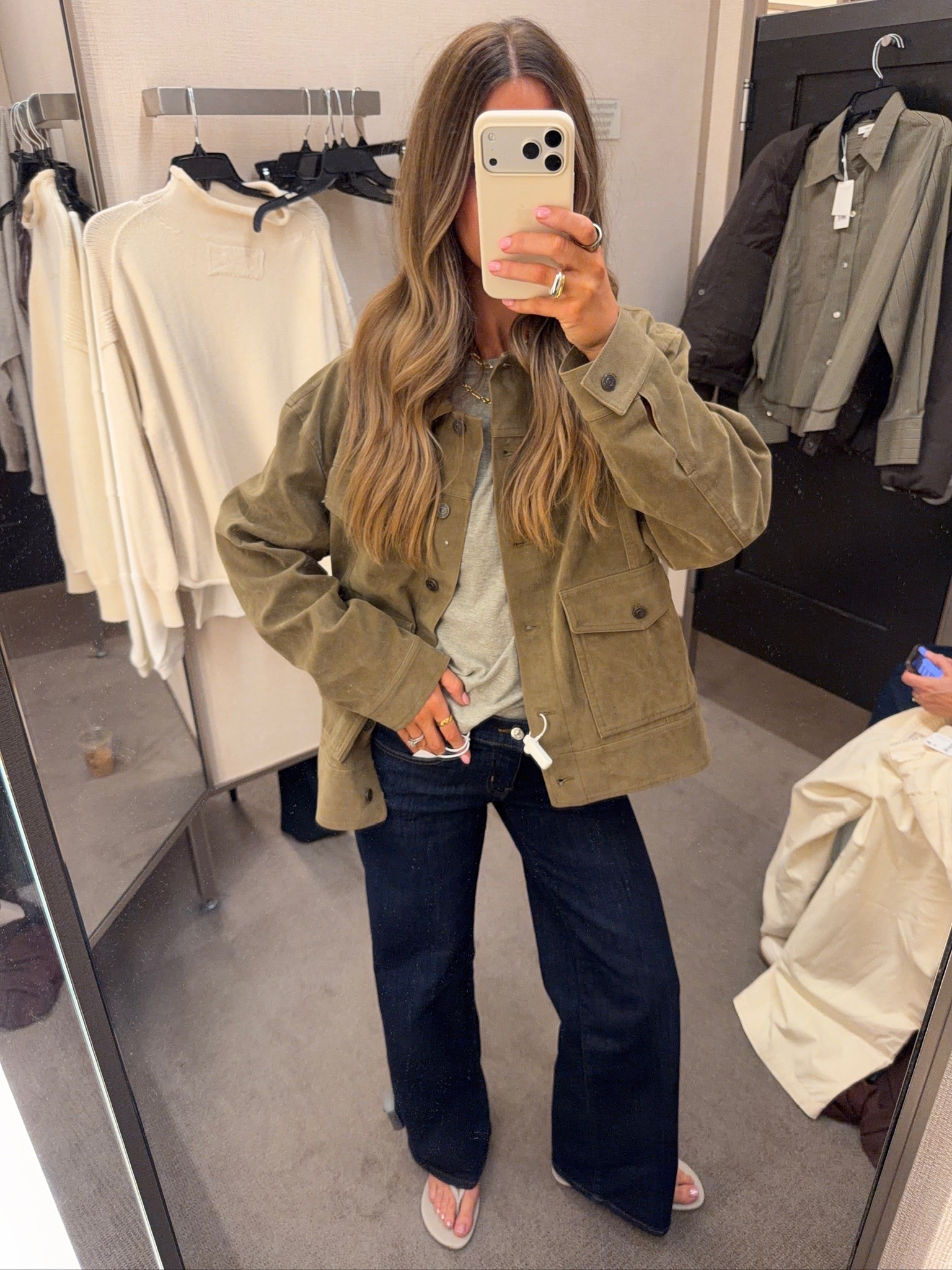 Nordstrom Anniversary Sale! Wearing small in top and jacket and 26 in jeans!

#LTKSaleAlert