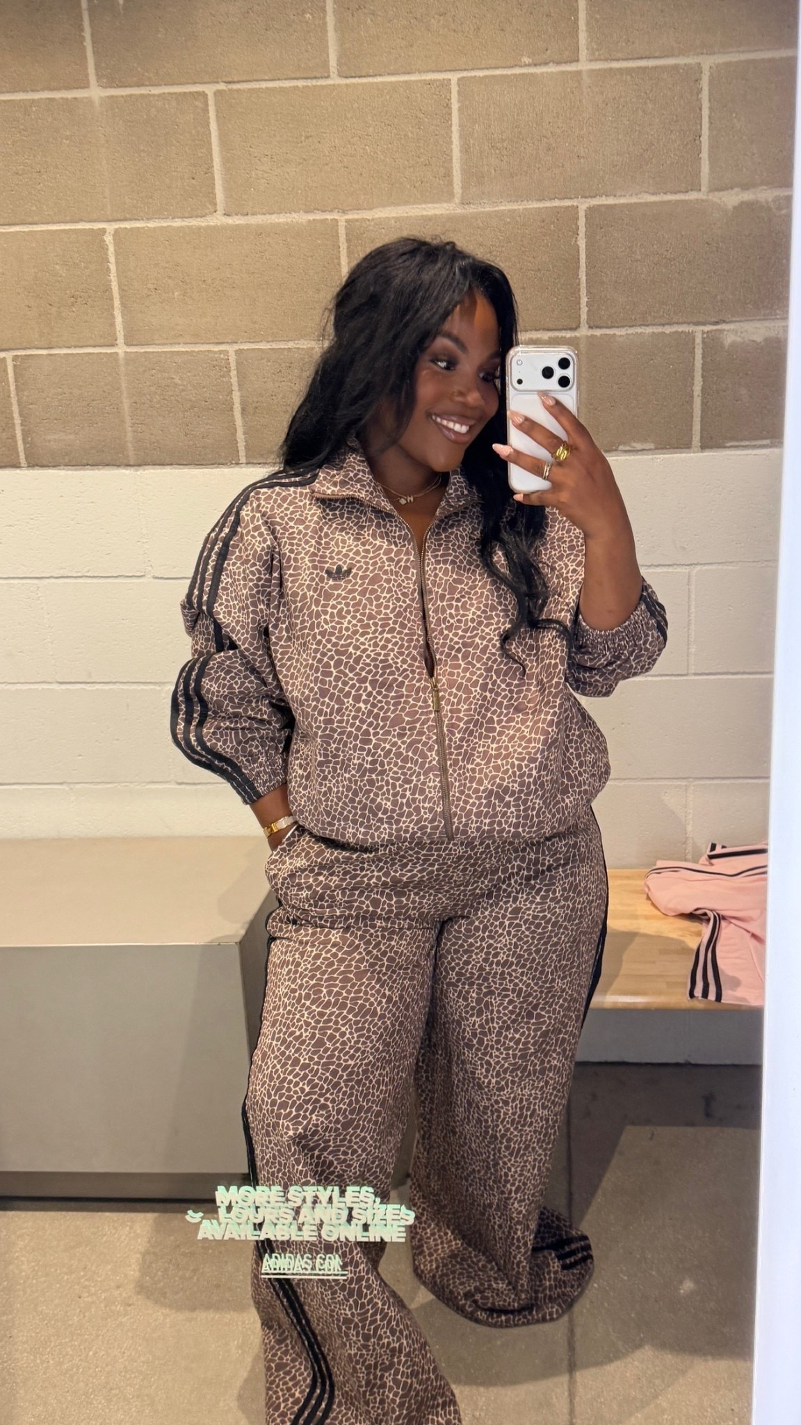 Such a good print 🤎

Use code SPORT to get an additional 30% off full price and sale styles at Adidas! ✨

Top: L
Pants: L 

Linking some other items from my try on haul below!

#LTKMidsize #LTKActive #LTKSaleAlert