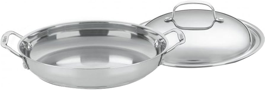 Cuisinart 725-30D Chef's Classic Stainless 12-Inch Everyday Pan with Dome Cover, Silver | Amazon (US)