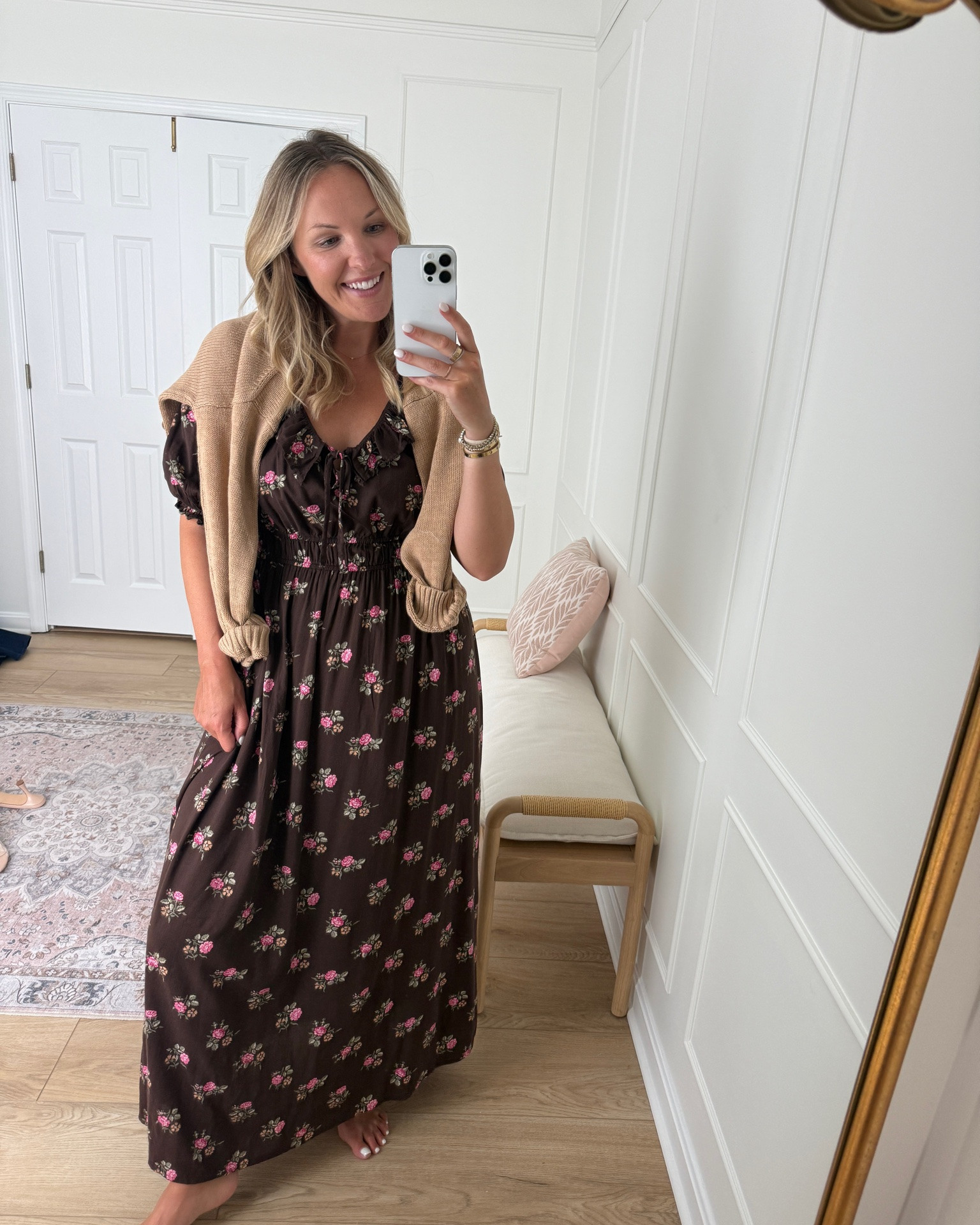 Fall dresses from old navy! Date night outfit - wearing a med