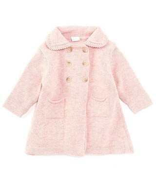 Baby Girls 3-24 Months Knit Double Breasted Sweater | Dillard's