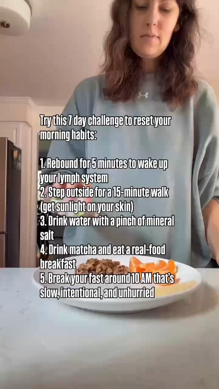 Rebound EVERY DAY
rebounding activates the lymphatic system and helps open the circulatory system in a fun way right in the comfort of your own home.  

 #LTKActive #LTKOver40