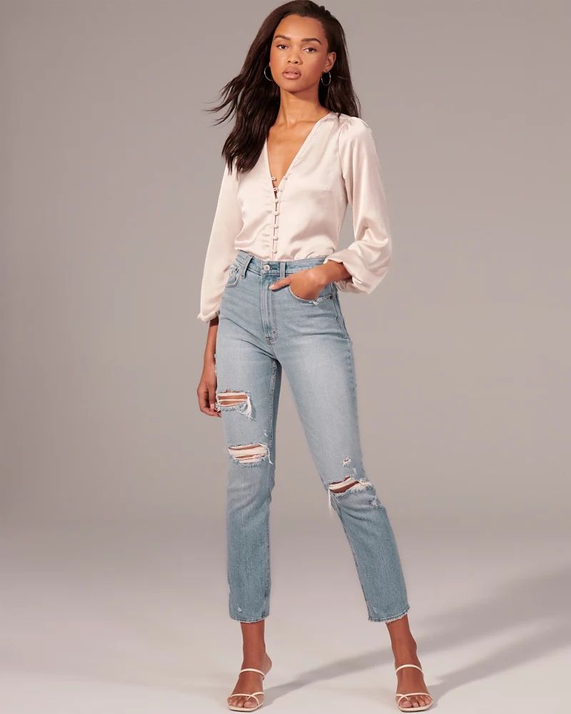 Ultra High Rise Mom Jeans | Abercrombie & Fitch US & UK