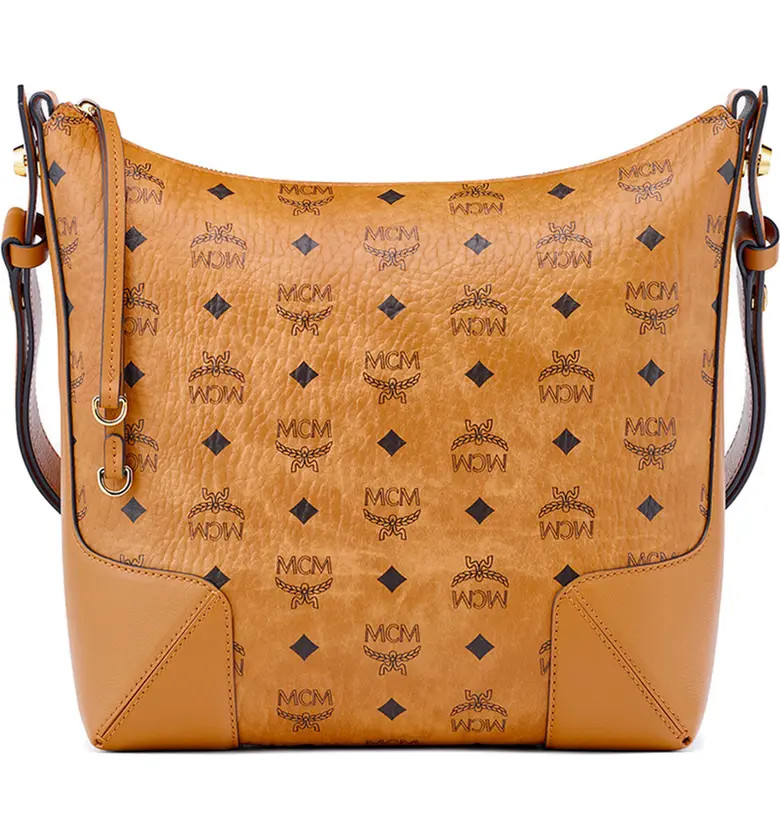 Large Klara Visetos Coated Canvas Hobo Bag | Nordstrom