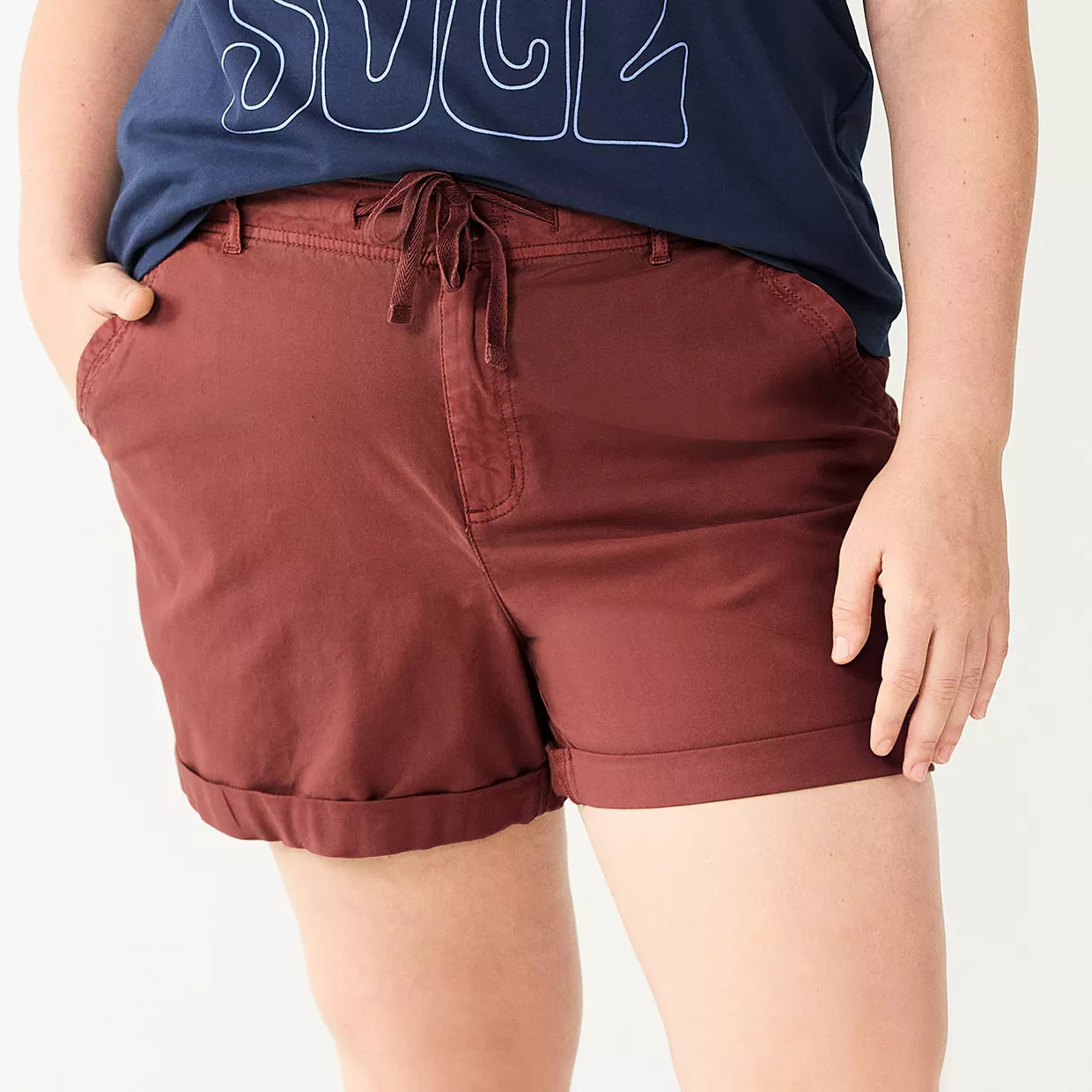 Plus Size Sonoma Goods For Life® Utility Shorts | Kohl's