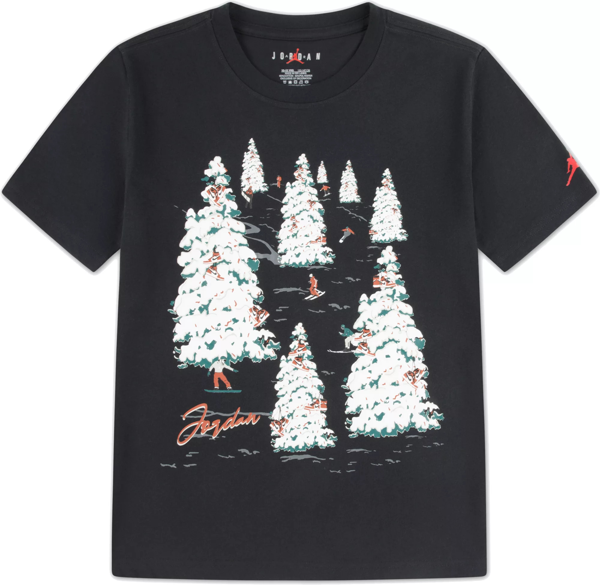 Jordan Kids' Winterland T-Shirt, Medium, Black | DICK'S Sporting Goods