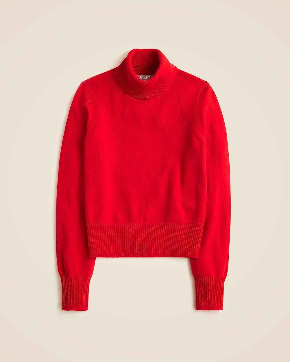 Cashmere shrunken turtleneck sweater | J. Crew US