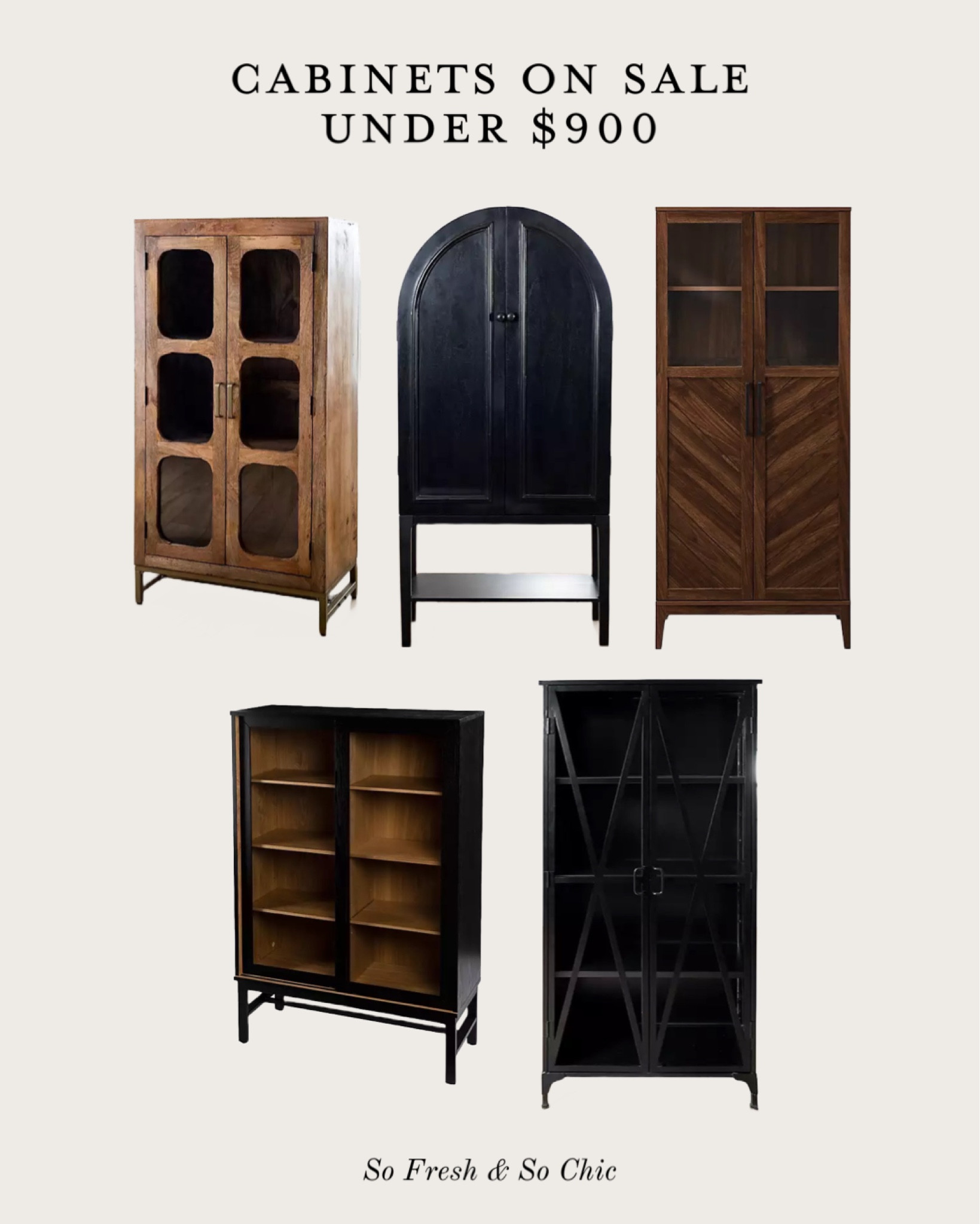 SALE: Wood and glass door cabinets under $900!
-
Living room decor - dining room furniture - bedroom storage - glass door cabinets - tall cabinets - Kirklands Home furniture sale #librarycabinets #livingroom

#LTKsalealert #LTKhome