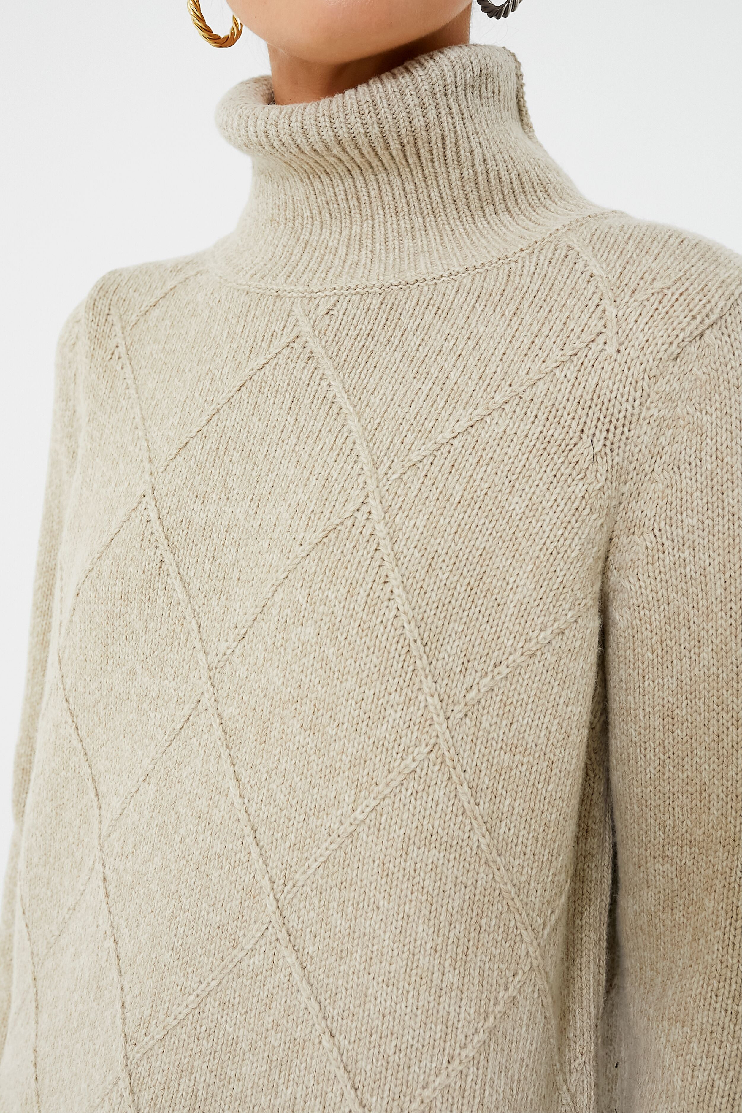 Light Fawn Laverne Knit Sweater | Tuckernuck (US)