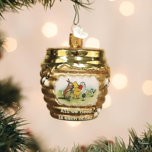 Old World Christmas Winnie and Friends Glass Blown Ornament for Christmas Tree, Handcrafted Holiday Decoration, Winnie The Pooh Collection | Amazon (US)