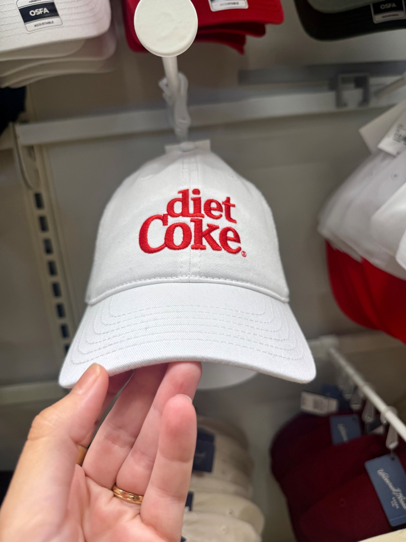 Diet Coke hat

#LTKootd #LTKdayinmylife #LTKgrwm