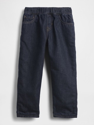 Baby & Toddler Flannel-Lined Baggy Jeans | Gap (US)