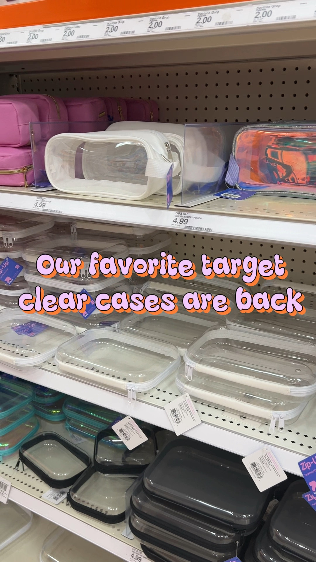 Our favorite target clear cases are back in more colors and sizes! Also, can be customized with these cute acrylics patches.

#LTKKids #LTKSeasonal