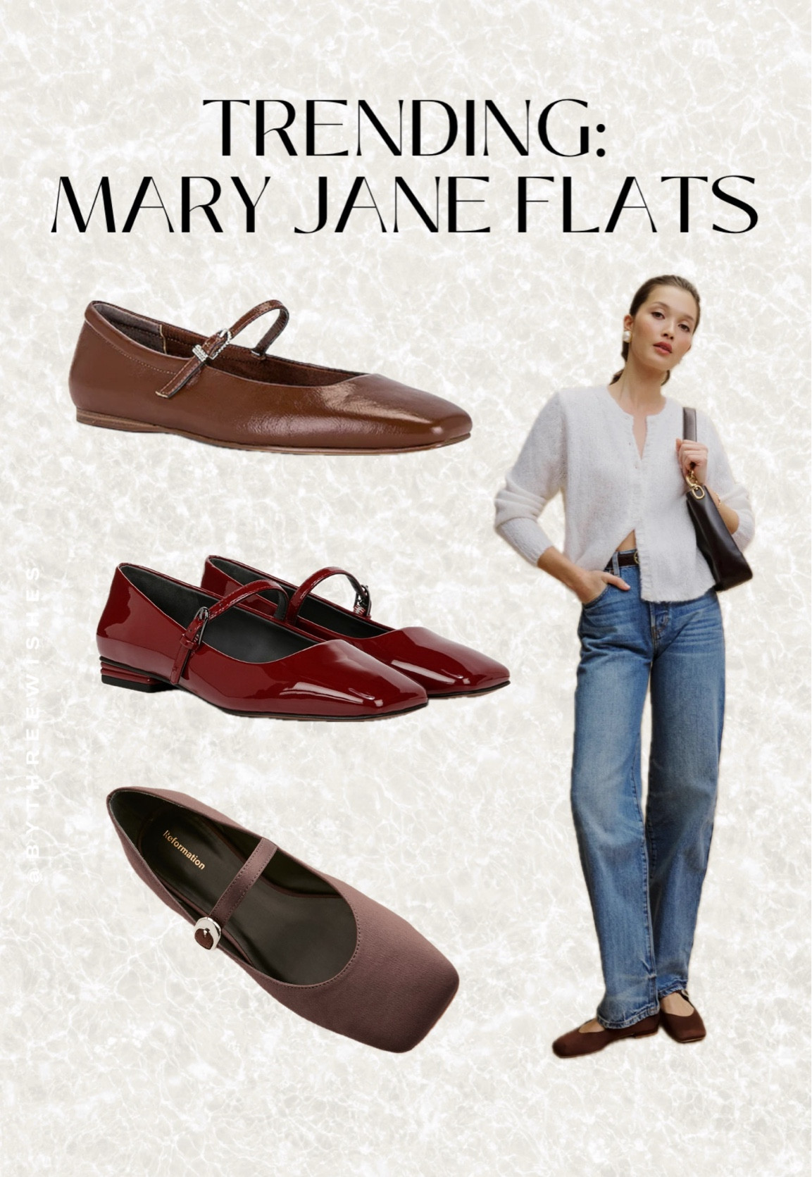 This darker wine/ brown Mary Jane flat combo looks so chic! 

#LTKU #LTKshoecrush #LTKstyletip