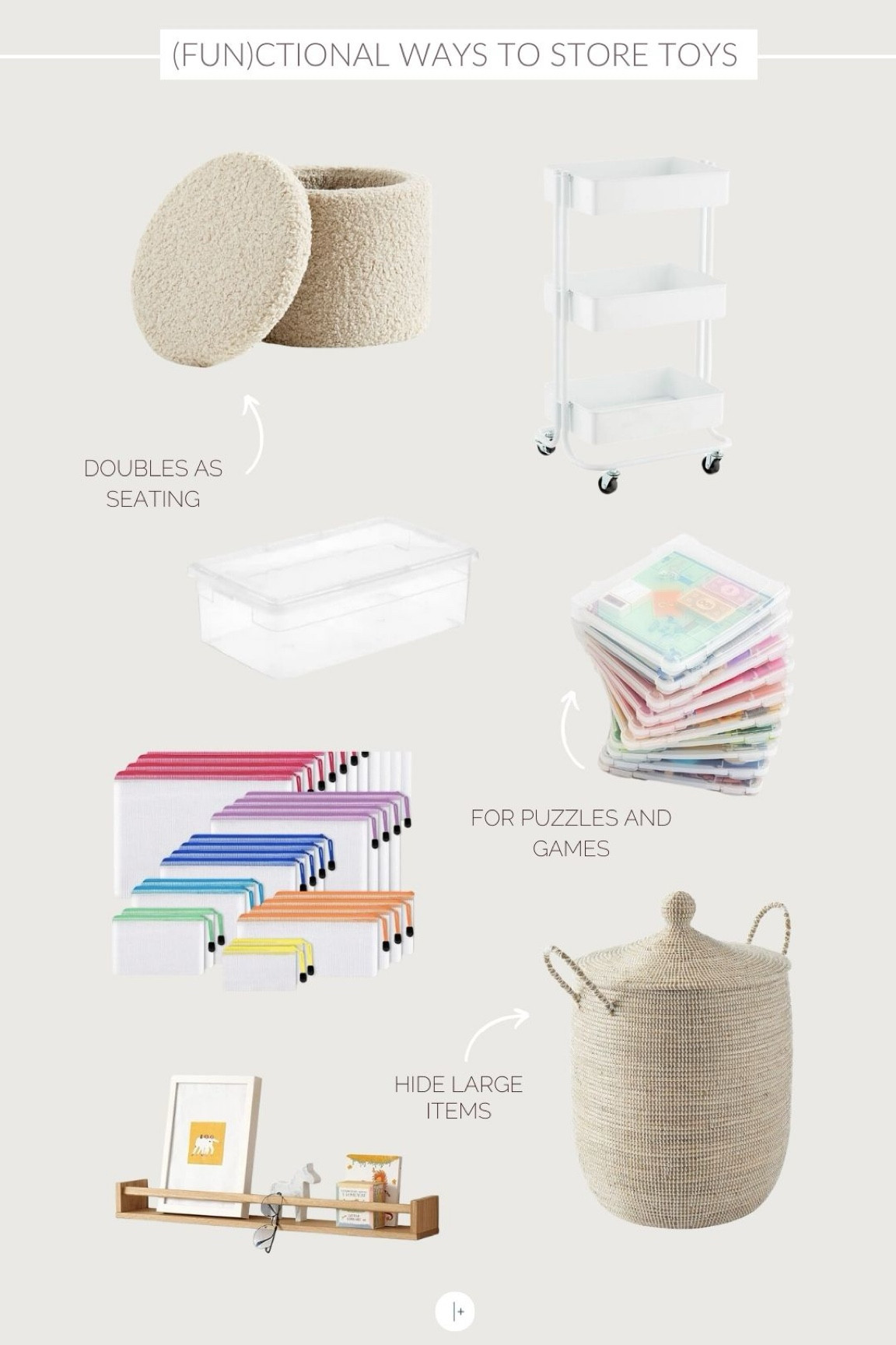 (FUN)CTIONAL WAYS TO STORE TOYS

#LTKMostLoved #LTKfamily #LTKhome