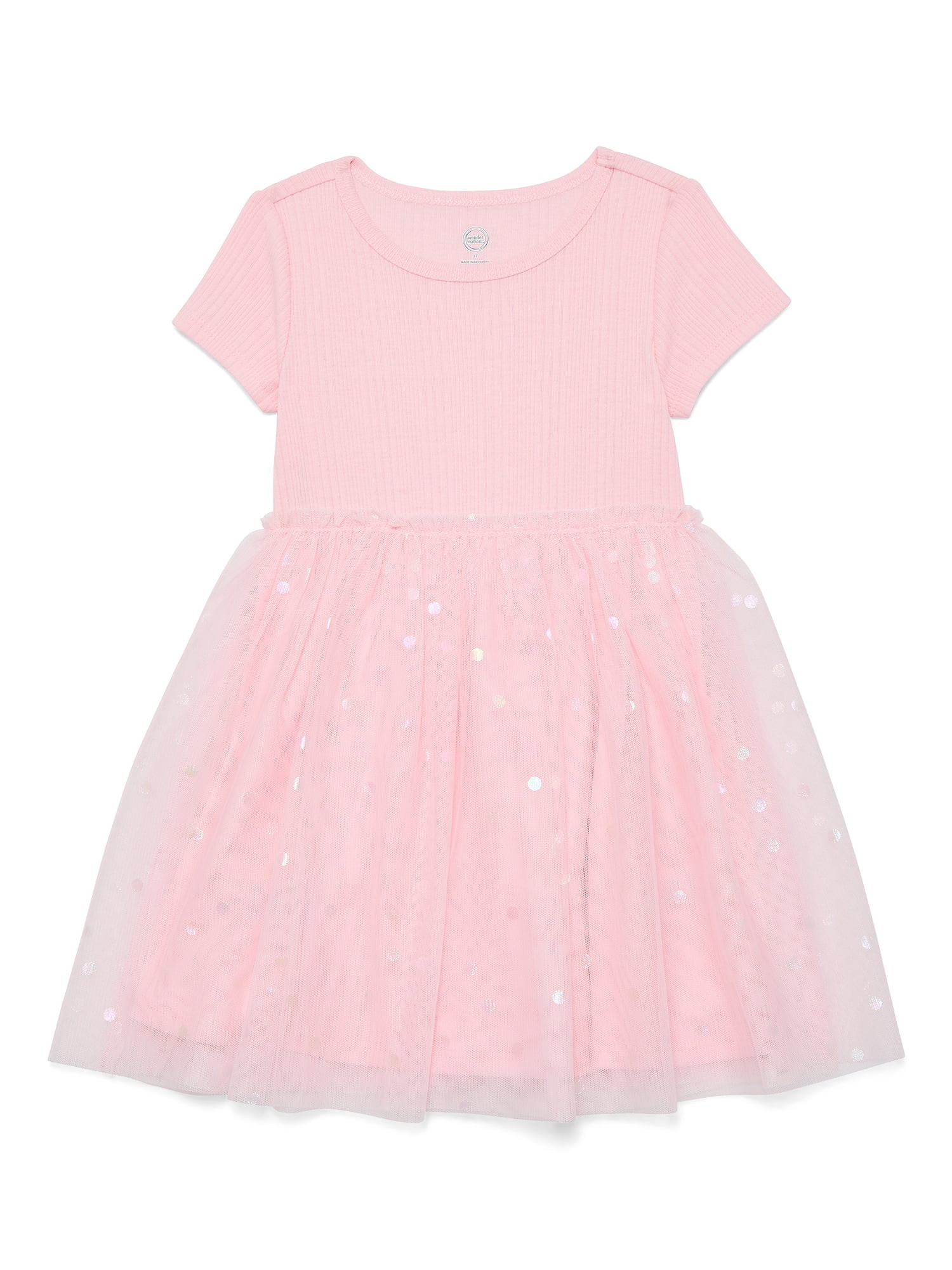 Wonder Nation Toddler Girls Tutu Dress, Sizes 12M-5T | Walmart (US)