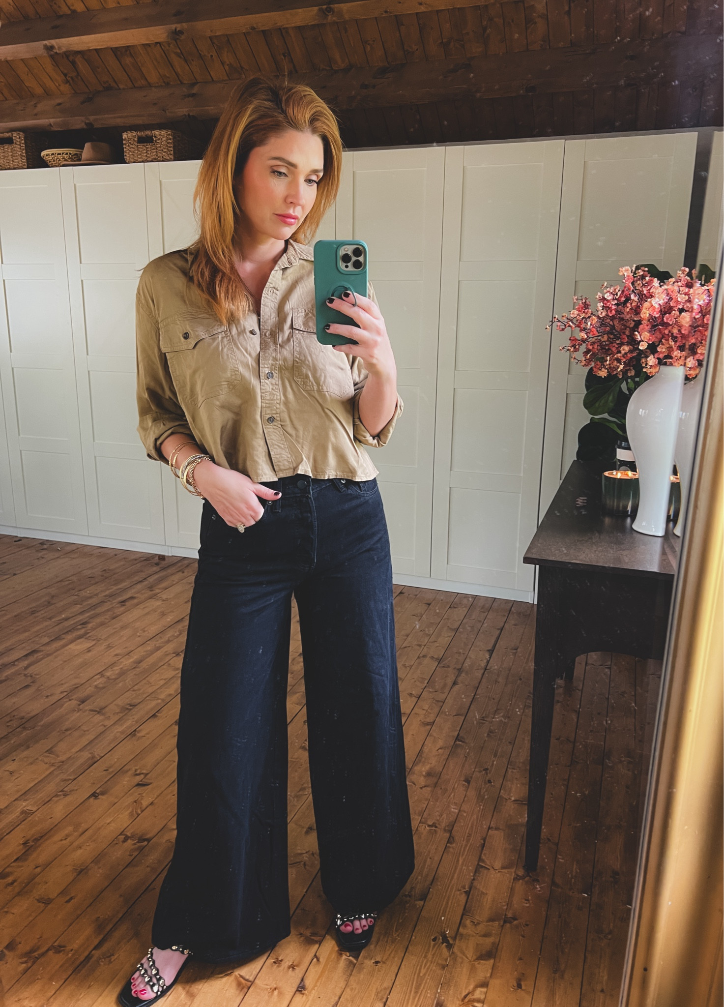 Target Fall Style 🍂❤️🎯
Love me some wide leg jeans! And this cropped button down is casual but pulled together! 

#targetstyle #targetfinds 

#LTKFindsUnder50 #LTKSeasonal #LTKBacktoSchool