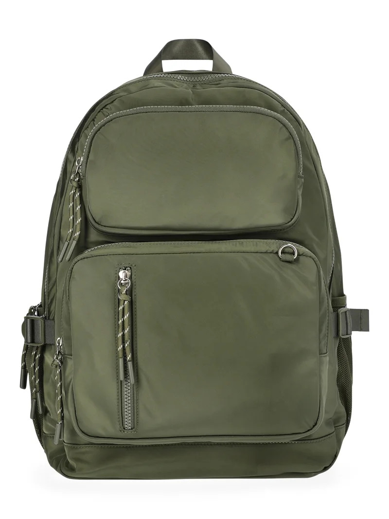 No Boundaries Women's 17.5" Multi Pocket Backpack, Olive | Walmart (US)